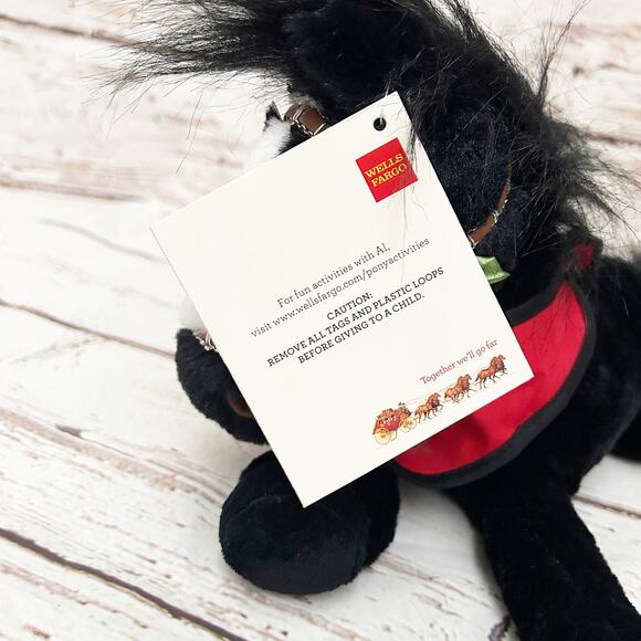 WELLS FARGO Vintage 2009 Pasadena Tournament of Roses Parade Black Al Pony - Picture 3 of 11